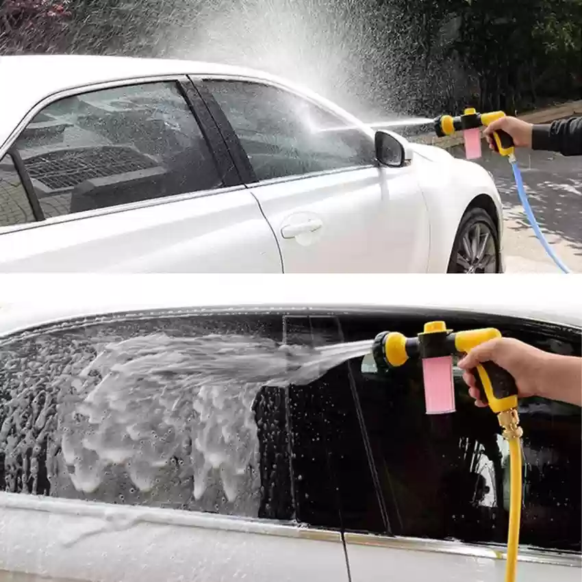 Household high pressure car wash water gun